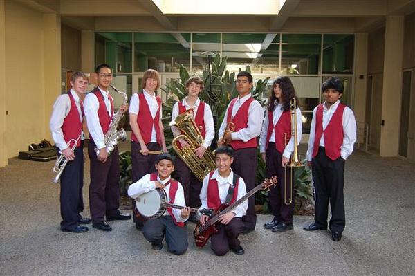  Jazzinators at Sacramento's Third Annual Youth Band Jazz Festival January 2008 