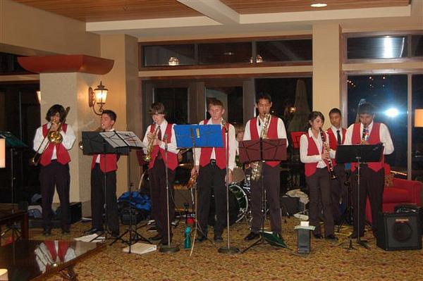 Jazzinators at Christmas '08 Party @ Marriott Hotel in Santa Clara